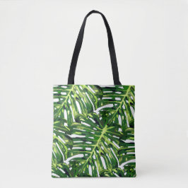 Monstera Blätter Tote Beutel Grün Tasche