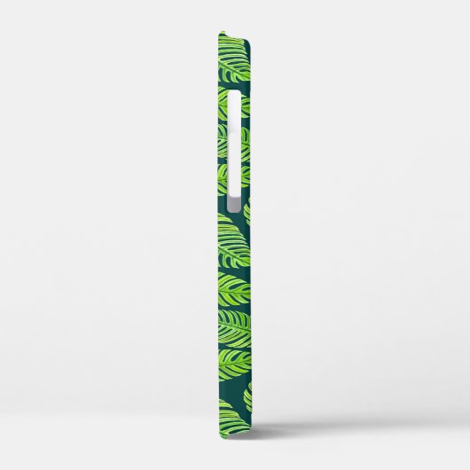 Monstera-Blätter, tropisches Aquarellmuster Case-Mate iPhone Hülle (Rückseite / Links)