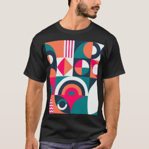 Monstera Blätter: Tropisches Vintages Muster T-Shirt
