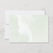 Monstera Books for Baby Card Tropical Greenery Dankeskarte (Rückseite)