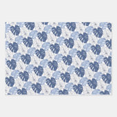 Monstera Botanisches Muster Geschenkpapier Set (Vorderseite 2)