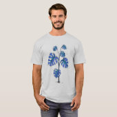 Monstera deliciosa blue version T-Shirt (Vorne ganz)
