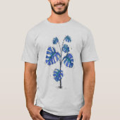 Monstera deliciosa blue version T-Shirt (Vorderseite)
