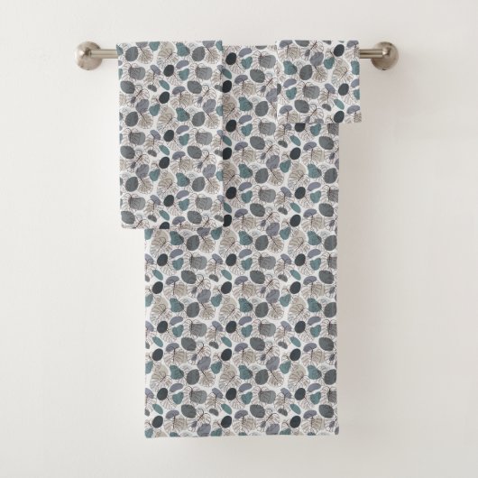 Monstera Deliciosa Leaf  Badhandtuch Set (Insitu)