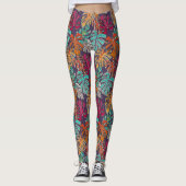 Monstera Deliciosa Leggings (Vorderseite)