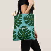 Monstera Deliciosa Palmenblatt Blumenbeete Tasche (Von Nahem)