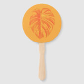 Monstera Deliciosa Party Fans Fächer (Vorderseite)