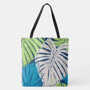 Monstera Dschungel Hawaiianische Tropische Blätter Tasche