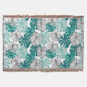 Monstera Duo Tone: Minimale Tropen Decke