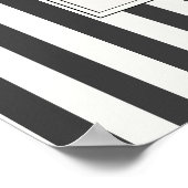 Monstera Elegante Blume Poster (Ecke)