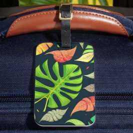 Monstera Fall Gepäckanhänger