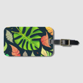 Monstera Fall Gepäckanhänger (Vorderseite (Horizontal))