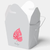 Monstera favor box geschenkschachtel (Offen)