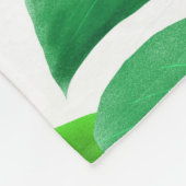 Monstera Fleecedecke (Ecke)