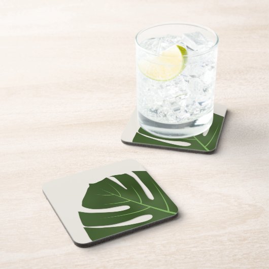 Monstera Getränkeuntersetzer (Rechte Seite)