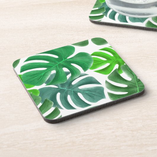 Monstera Getränkeuntersetzer (Linke Seite)