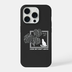 Monstera Gift für Katzenbesitzer Sicherheitsbewuss iPhone 15 Pro Hülle