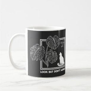 Monstera Gift für Katzenbesitzer Sicherheitsbewuss Kaffeetasse