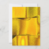 Monstera Gold Frame Greenery Marble Tropical Lux Einladung (Rückseite)