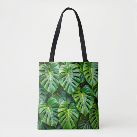 Monstera Green Tasche (Vorderseite)