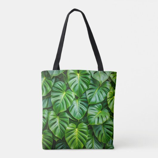 Monstera Green Tasche (Rückseite)