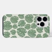 Monstera - Grün iPhone Hülle (Rückseite (Horizontal))