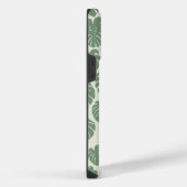 Monstera - Grün iPhone Hülle (Rechte Seite)