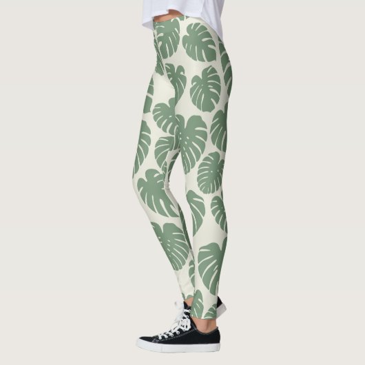 Monstera - grün leggings (Links)