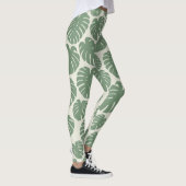 Monstera - grün leggings (Rechts)