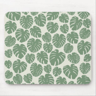 Monstera - grün mousepad