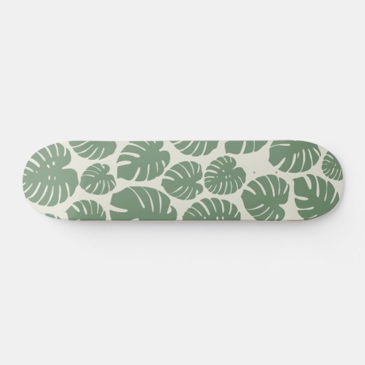 Monstera - grün skateboard (Horizontal)
