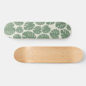 Monstera - grün skateboard (Horizontal)