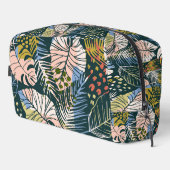 Monstera Jungle Travel Bag Waschbeutel (Rechte Ecke)