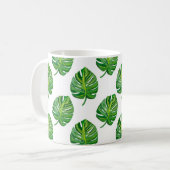Monstera Kaffeetasse (Vorderseite Links)