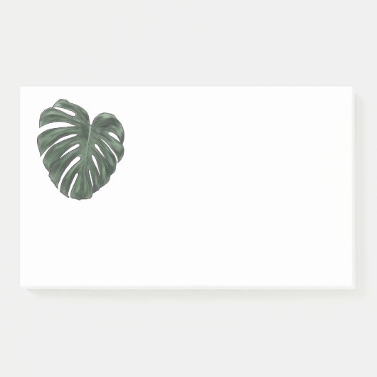 Monstera-klebrige Noten Post-it Klebezettel (Vorderseite)