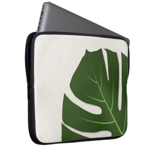 Monstera Laptopschutzhülle (Vorne Rechts)