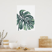 Monstera Leaf 4 Poster (Küche)