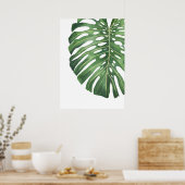 Monstera Leaf 6 Poster (Küche)