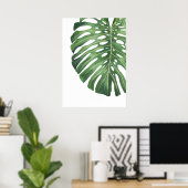 Monstera Leaf 6 Poster (Heimbüro)