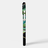 Monstera Leaf Aesthetic Phone Case Green (Rückseite / Links)