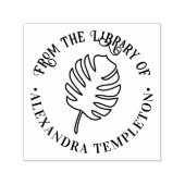 Monstera Leaf B aus der Bibliothek des Buchnamens Permastempel (Design)