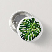 Monstera Leaf Button (Vorne & Hinten)