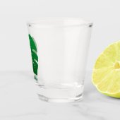 Monstera Leaf Design Shot Glass Schnapsglas (Rechts)