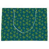 Monstera Leaf Gift Bag Große Geschenktüte (Vorderseite)