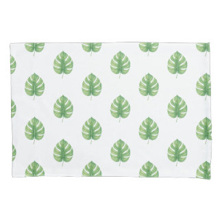 Monstera Leaf Green Design.  Kissenbezug