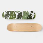 Monstera Leaf Half Pipe Skateboard (Horizontal)