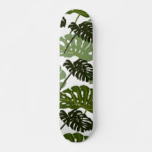 Monstera Leaf Half Pipe Skateboard (Vorne)