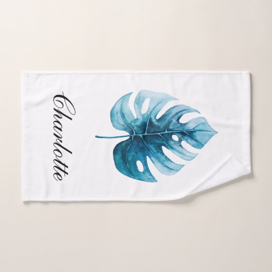 Monstera Leaf Handtuch (Handtuch)