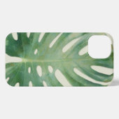 Monstera Leaf iPhone Hülle (Rückseite (Horizontal))