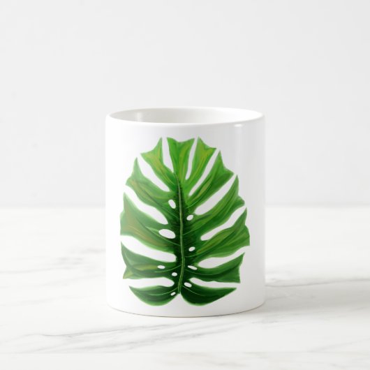 Monstera Leaf Kaffeetasse (Mittel)